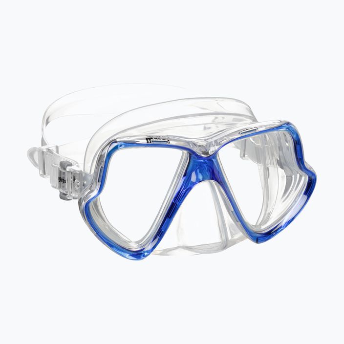 Mares Wahoo snorkelling mask clear and navy blue 411238 6