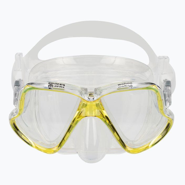 Mares Wahoo snorkelling mask clear yellow 411238 2