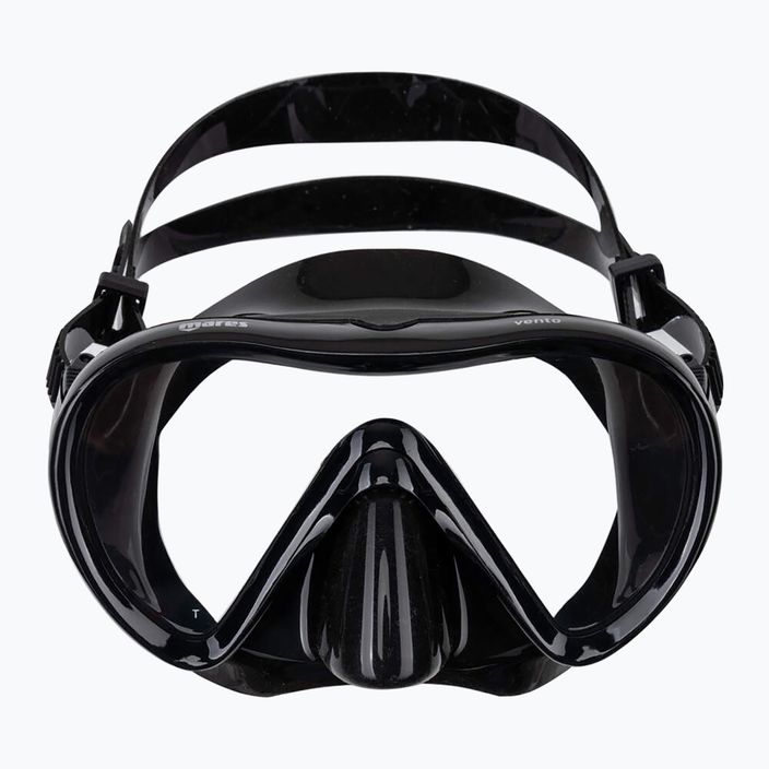 Mares Vento black/black snorkelling mask 2