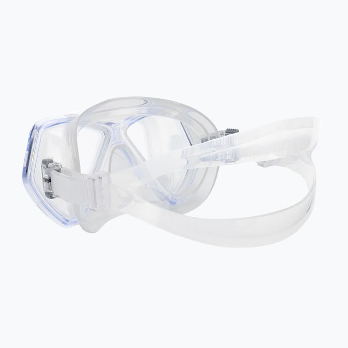 Mares Pirate children's diving mask clear blue 411321 4