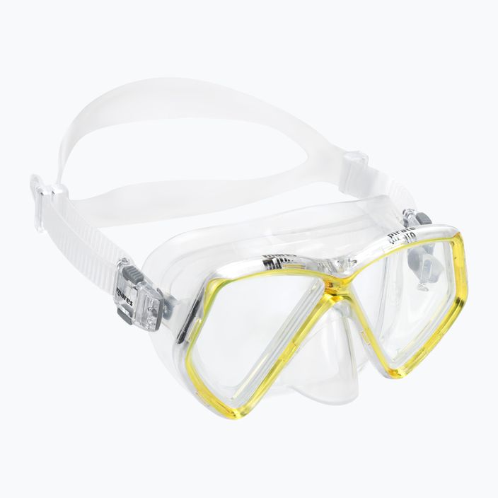Mares Pirate children's diving mask clear yellow 411321