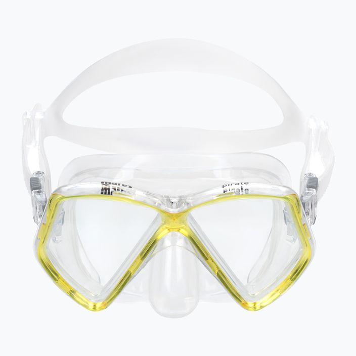 Mares Pirate children's diving mask clear yellow 411321 2