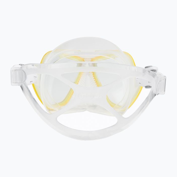 Mares X-Vision diving mask clear yellow 411053 5