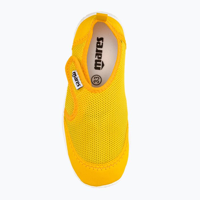 Mares Aquashoes Seaside yellow children's water shoes 441092 6