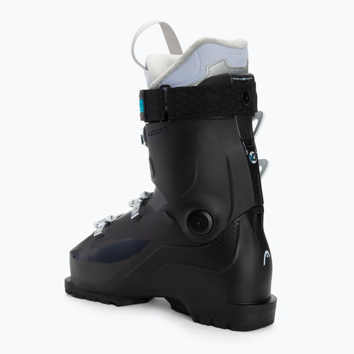 Women's ski boots HEAD Edge Lyt 75 W HV black/turquoise 2