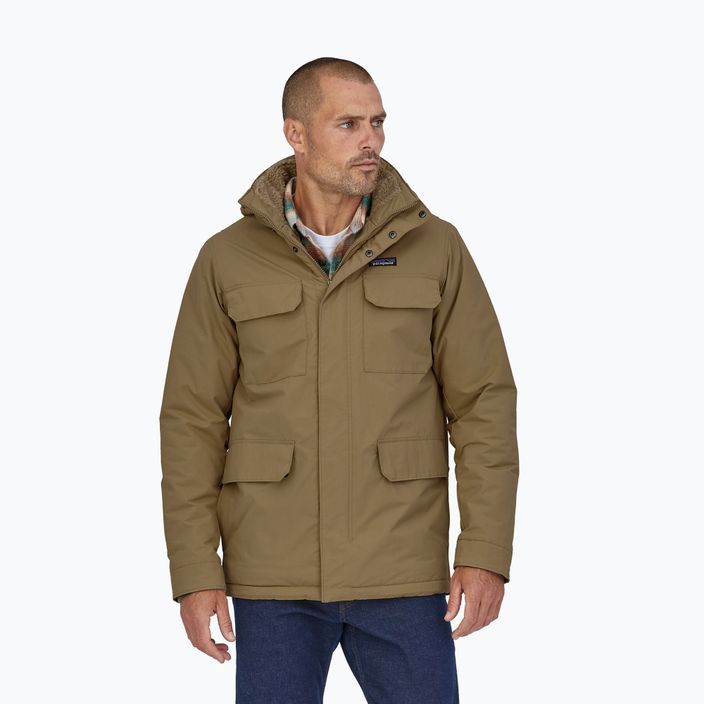 Men's insulated jacket Patagonia Isthmus Parka classic tan