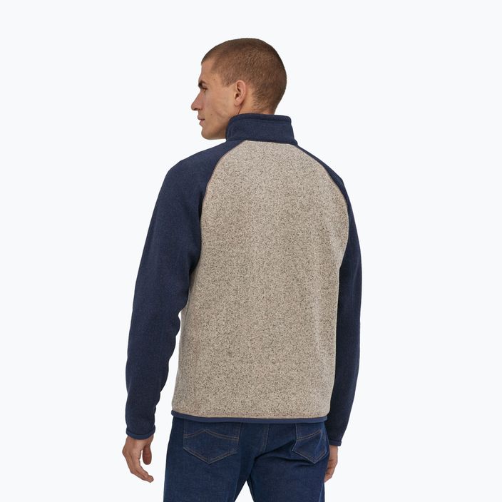 Men's Patagonia Better Sweater 1/4 Zip fleece sweatshirt oar tan 2