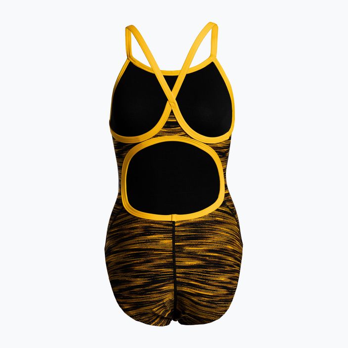 Women's one-piece swimsuit TYR Fizzy Diamondfit black and gold DFIZ_008_28 2