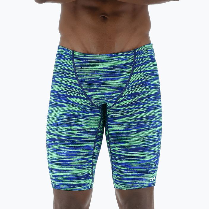 Men's TYR Fizzy Jammer swimwear blue and green SFIZ_487_30 4