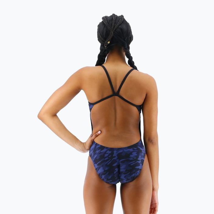 Women's one-piece swimsuit TYR Midnight Camo Cutoutfit navy blue CMCM_401_28 5