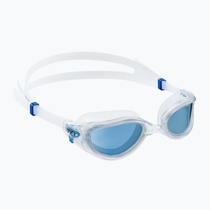 TYR Special Ops 3.0 Non-Polarized blue and white swim goggles LGSPL3P_420