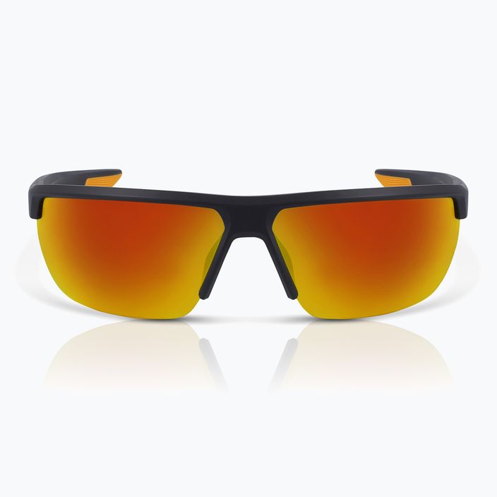 Nike Tempest matte gridiron/total orange brown w/orange sunglasses 6
