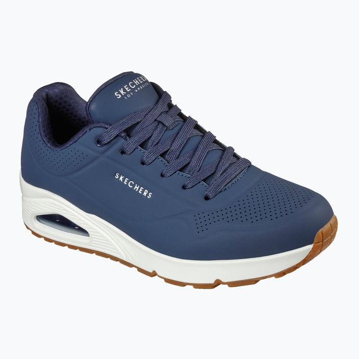 Men's SKECHERS Uno Stand On Air navy/white shoes 8