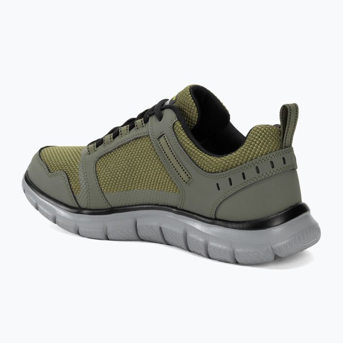 SKECHERS Track Knockhill men's shoes olive/grey/black 3