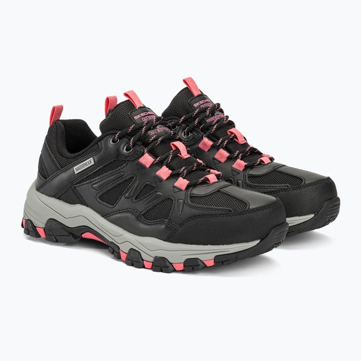 Women's trekking shoes SKECHERS Selmen West Highland black/charcoal 4