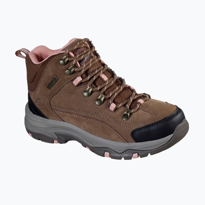 Women's trekking boots SKECHERS Trego Alpine Trail brown/natural 7