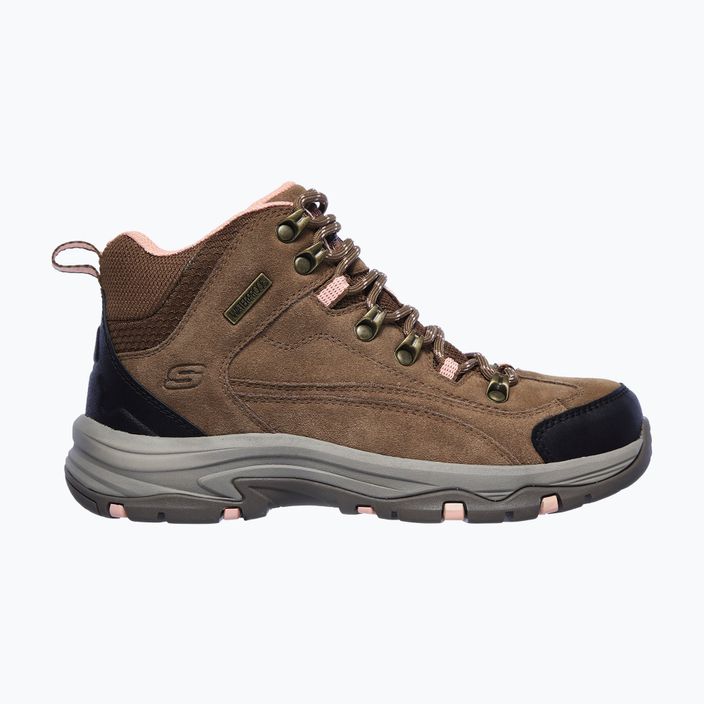 Women's trekking boots SKECHERS Trego Alpine Trail brown/natural 8