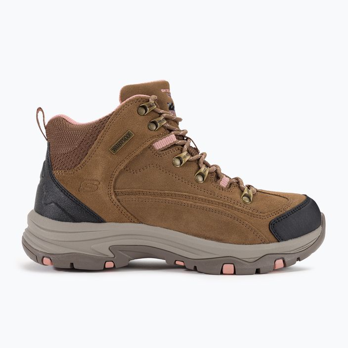 Women's trekking boots SKECHERS Trego Alpine Trail brown/natural 2