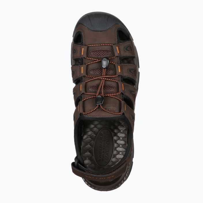 SKECHERS Tresmen Outseen men's sandals chocolate 11