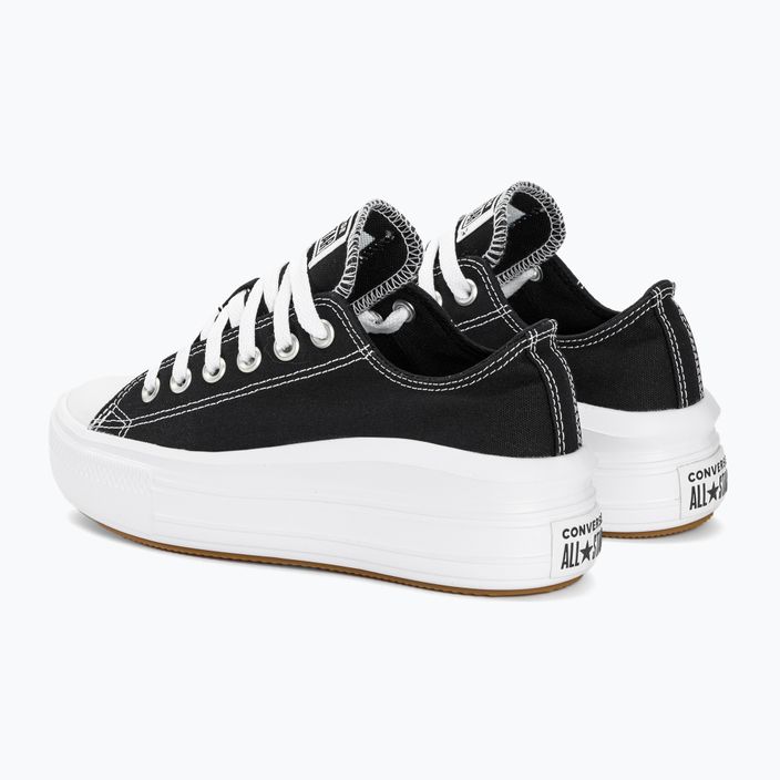 Women's trainers Converse Chuck Taylor All Star Move Canvas Platform Ox black/white/white 3