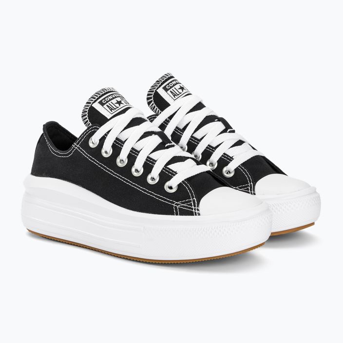 Women's trainers Converse Chuck Taylor All Star Move Canvas Platform Ox black/white/white 4