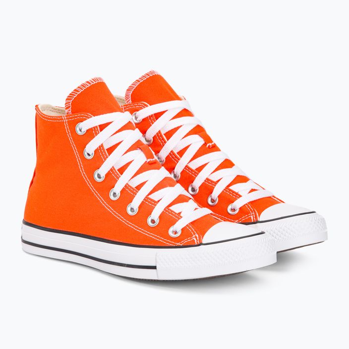 Converse Chuck Taylor All Star Hi orange/white/black trainers 4