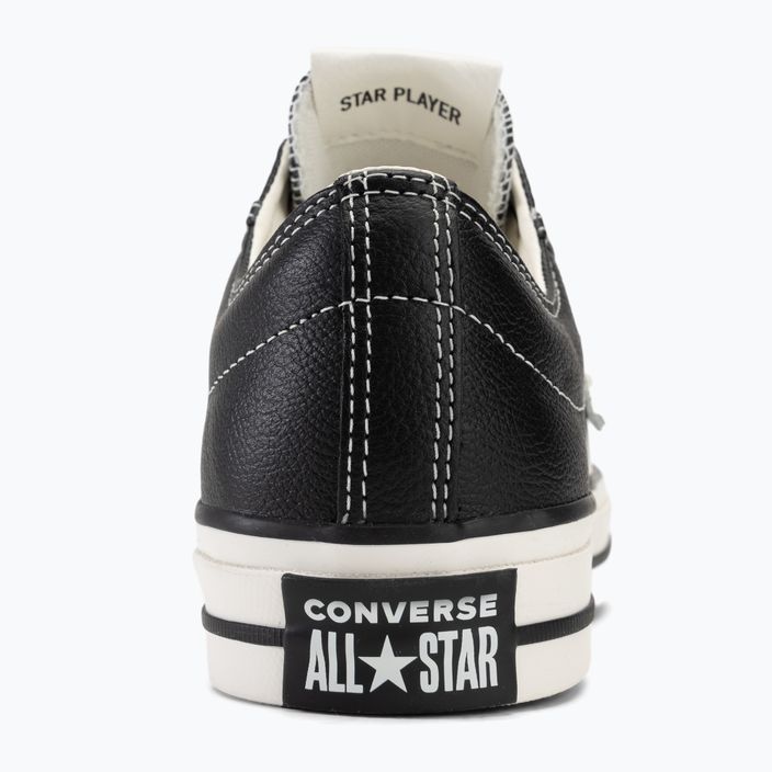 Converse Star Player 76 Fall Leather trainers A06204C black/vintage white/silver 6