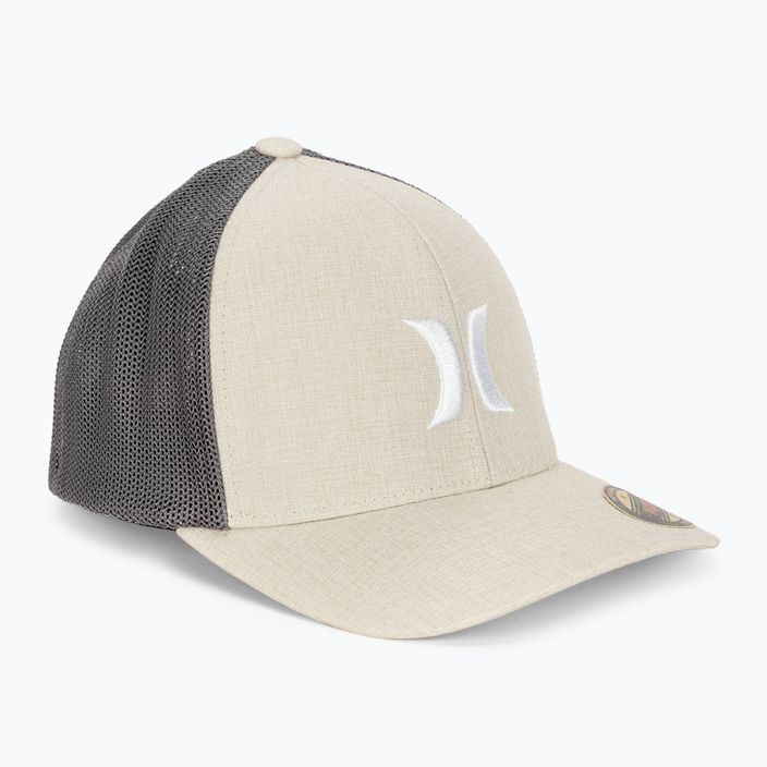 Men's Hurley Icon Textures light bone baseball cap