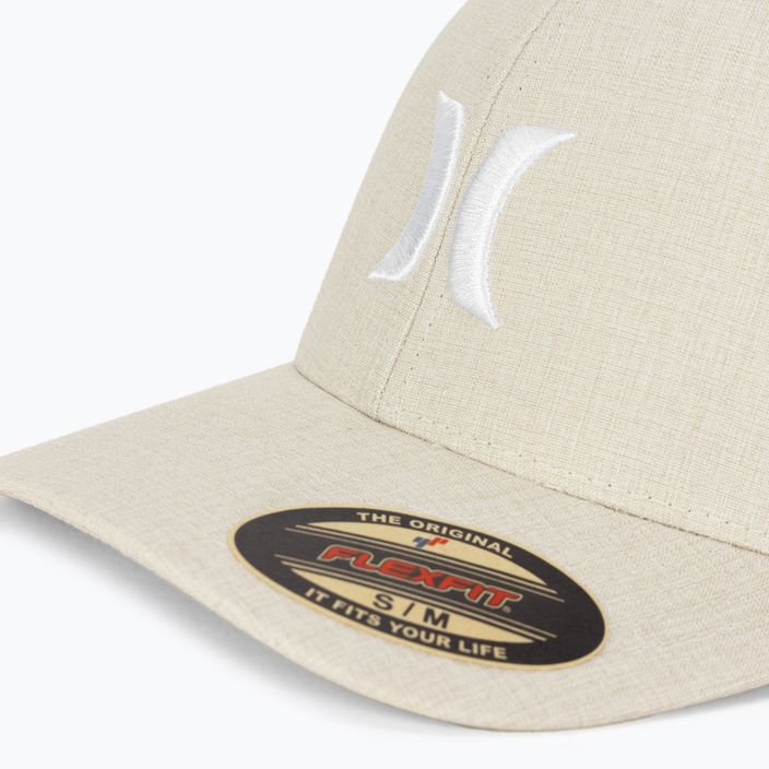 Men's Hurley Icon Textures light bone baseball cap 3
