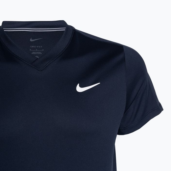 Men's Nike Court Dri-FIT Victory obsidian/obsidian/white tennis shirt 3
