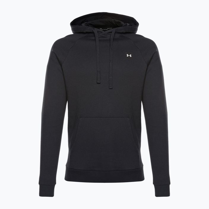 Men's Under Armour Rival Hoodie black/onyx white 5