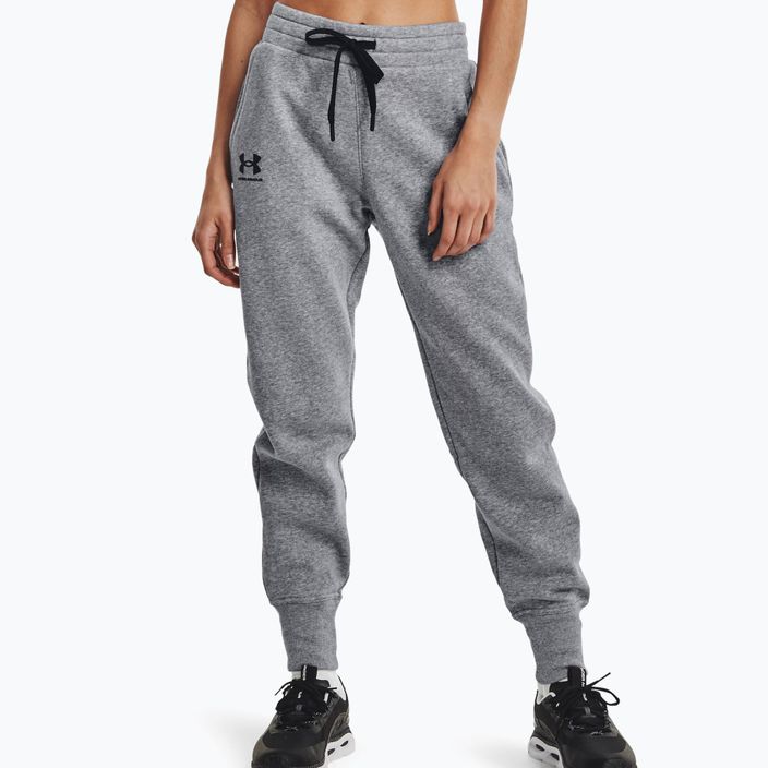 Under Armour men's Rival Fleece Joggers 035 grey 1356416-035 sweatpants 6