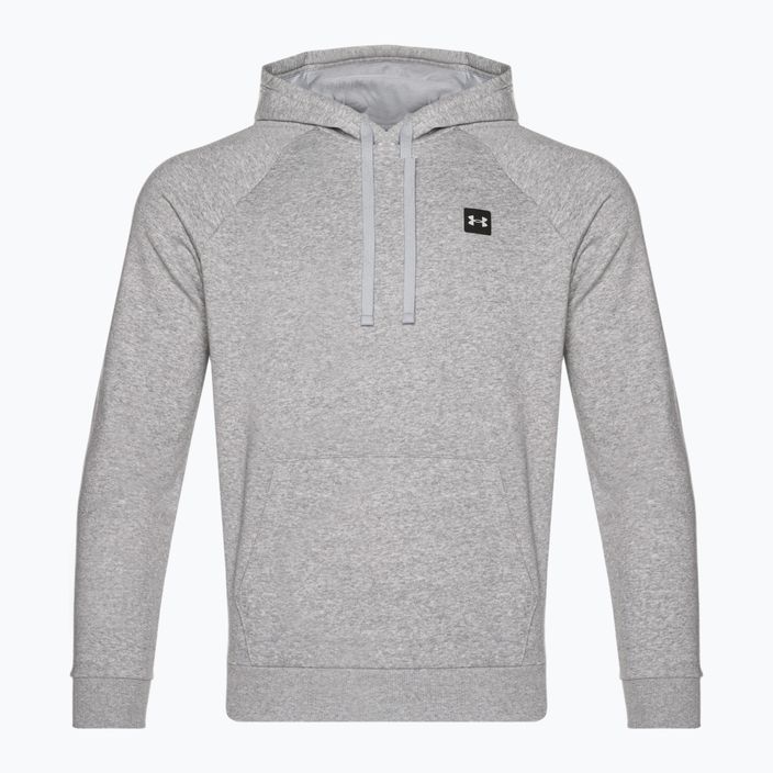 Men's Under Armour Rival Hoodie mod gray light heather/black 5