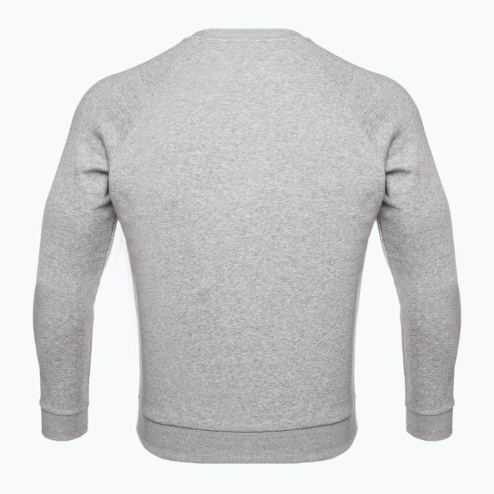 Men's Under Armour Rival Fleece Crew sweatshirt mod gray light heather/black 5