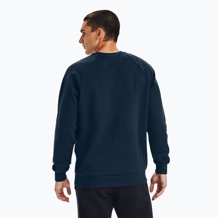 Men's Under Armour Rival Fleece Crew navy blue 6