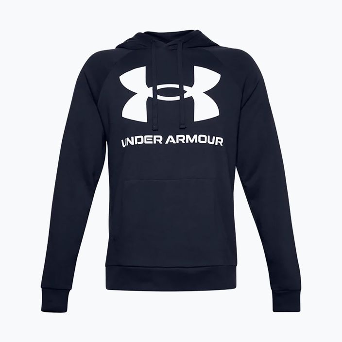 Under Armour men's hoodie Rival Fleece Big Logo Hd navy blue 1357093 5
