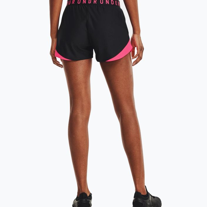 Under Armour Play Up 3.0 women's training shorts black/pink 1344552 4