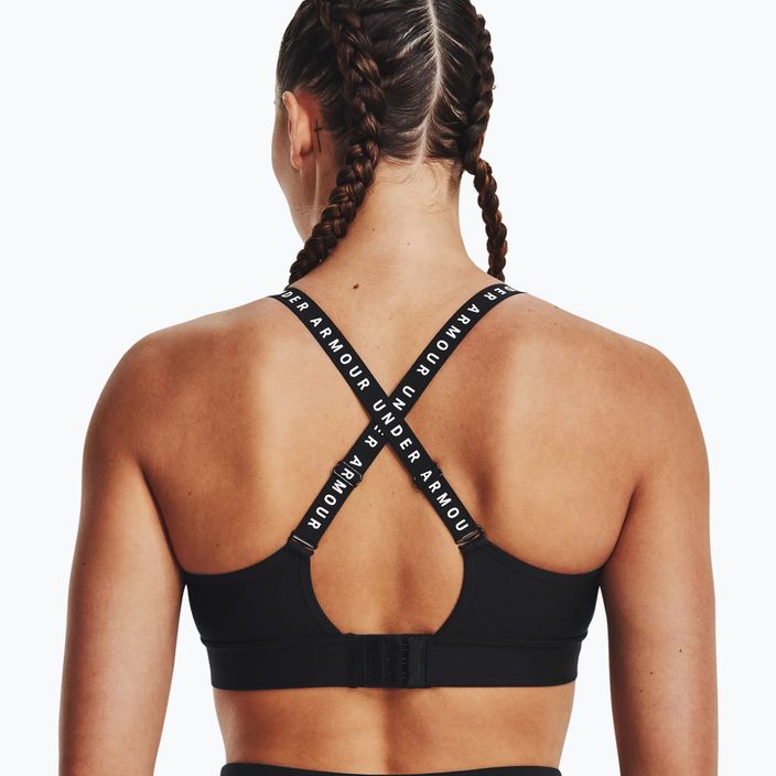 Under Armour Infinity Mid Covered fitness bra black 1363353 2