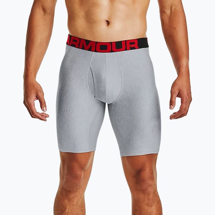 Under Armour men's boxer shorts Ua Tech 9In 2-Pack grey 1363622-011 11