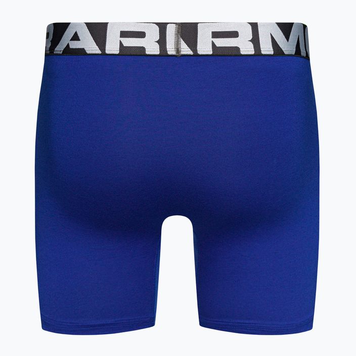 Under Armour Charged Cotton 6 men's boxer shorts 3 pcs blue 1363617 6