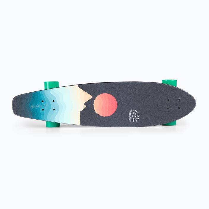 Globe Arcadia skateboard in colour 10525100_BLKMAPCHRM 4