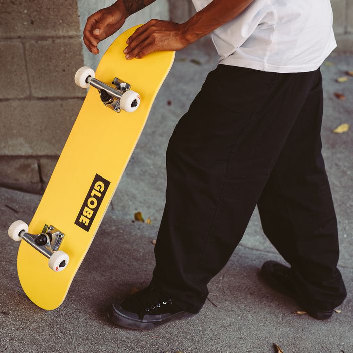 Globe Goodstock classic skateboard yellow 9