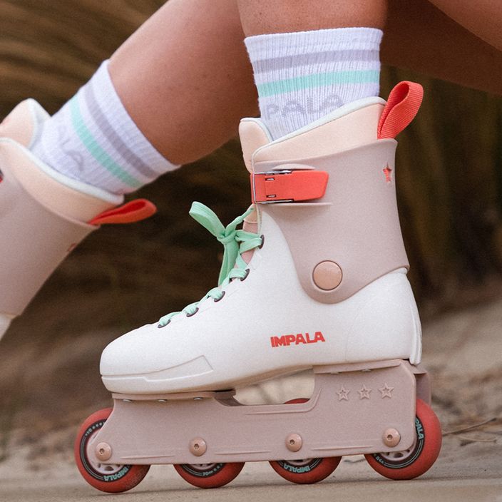 Women's IMPALA Lightspeed Inline Skate white and beige IMPINLINE1 roller skates 3