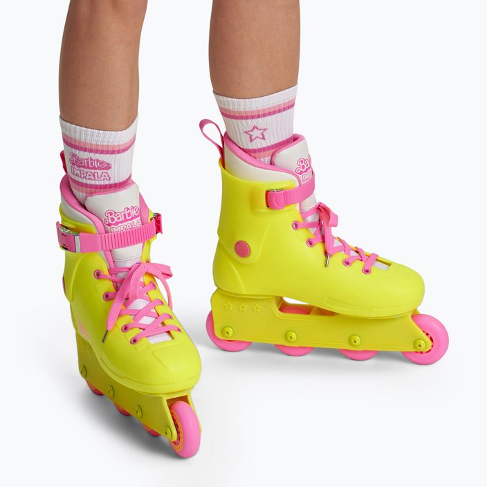 Women's roller skates IMPALA Lightspeed Inline Skate barbie bright yellow 7