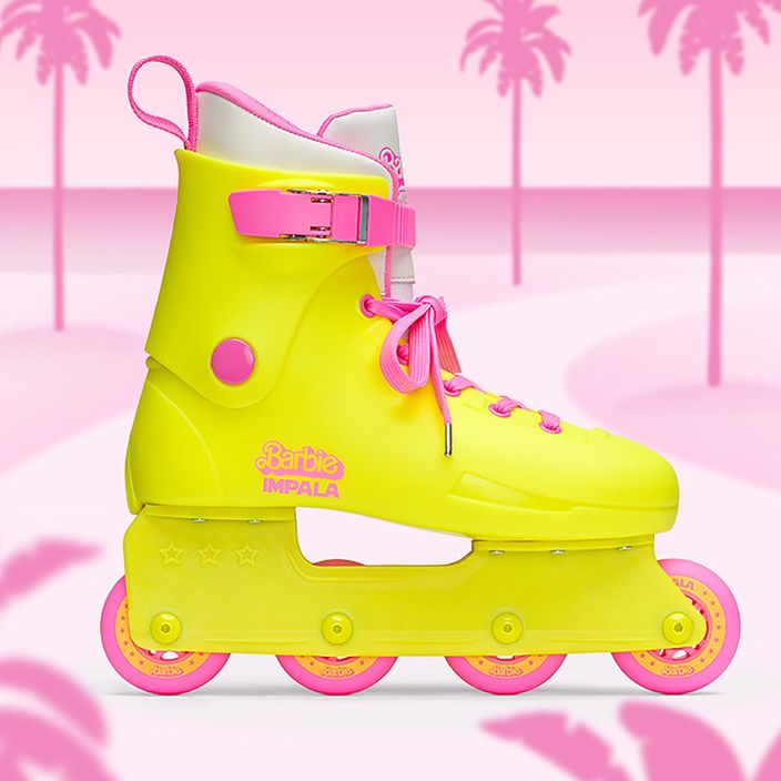 Women's roller skates IMPALA Lightspeed Inline Skate barbie bright yellow 9