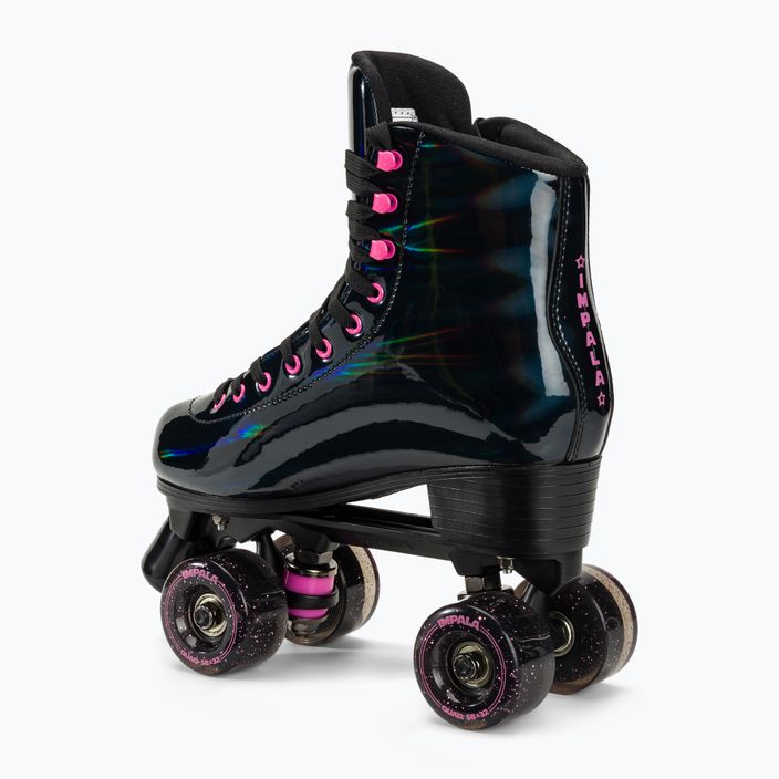 Women's skates IMPALA Quad Skate black holographic 4