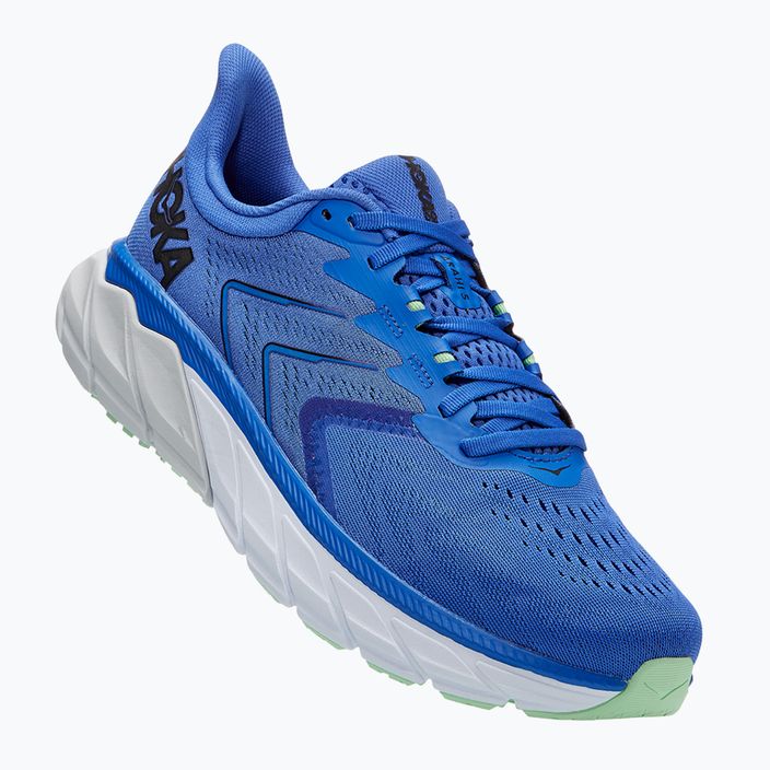 Men's running shoes HOKA Arahi 5 dazzling blue/black 8