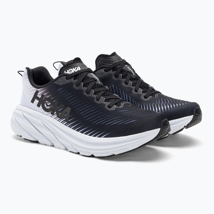 Men's running shoes HOKA Rincon 3 black/white 4