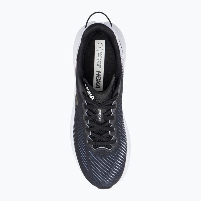 Men's running shoes HOKA Rincon 3 black/white 6