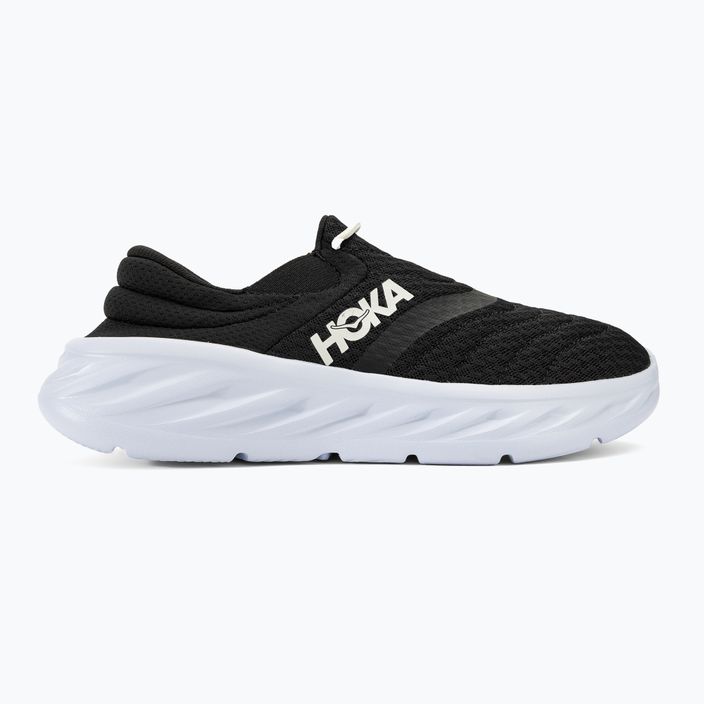 Women's HOKA Ora Recovery Shoe 2 black/white 2